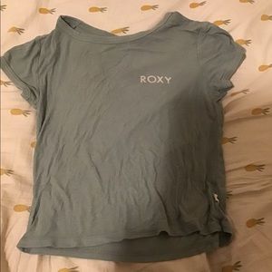 Roxy dark green kind of cropped shirt (worn a bit)